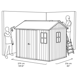 Vrtna kućica Newton 2.0 - 9x7,5 Vrtna kućica Newton 2.0 - 9x7,5