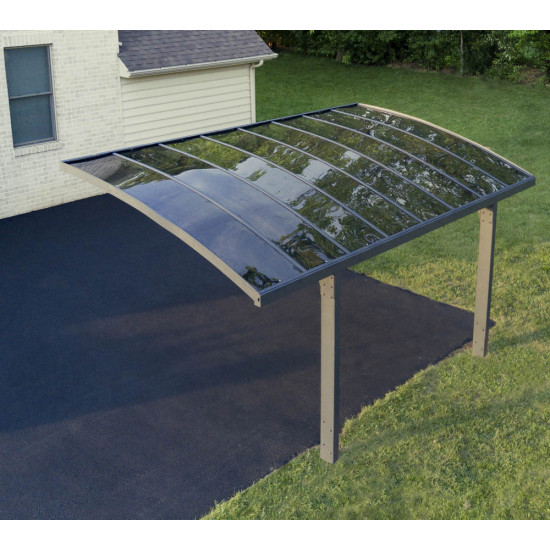 Aluminijska nadstrešnica Arizona Breeze 5000 Antracit 495x290x274 cm