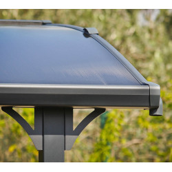 Aluminijska nadstrešnica Arcadia 6400 Antracit 644x359x242 cm Aluminijska nadstrešnica Arcadia 6400 Antracit 644x359x242 cm