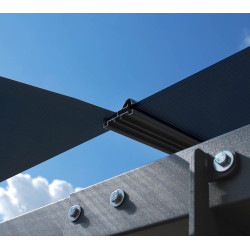 Aluminijska nadstrešnica Arcadia Alpine 8500 Antracit 858x359x352 cm Aluminijska nadstrešnica Arcadia Alpine 8500 Antracit 858x359x352 cm