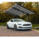 Aluminijska nadstrešnica za automobil Sydney Crna 286x587x288 cm