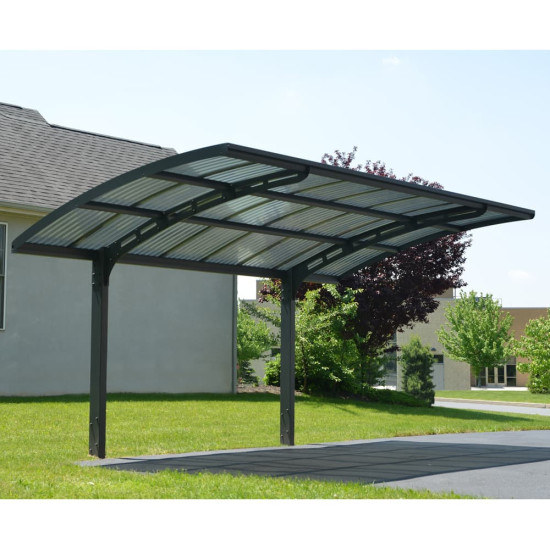 Aluminijska nadstrešnica Arizona Wave 5000 Siv 495 x 289 cm