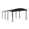 Aluminijska nadstrešnica Arcadia 8500 Antracit 858 x 359 x 242 cm