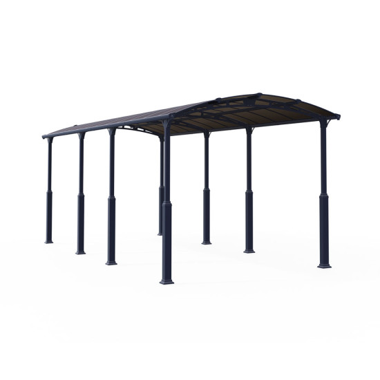 Aluminijska nadstrešnica Arcadia Alpine 8500 Antracit 858x359x352 cm