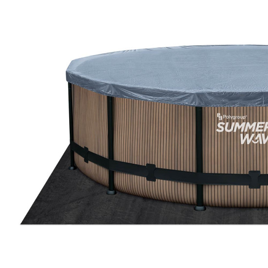 Bazen Summer Waves Ø 488x122 cm, smeđa