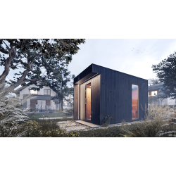 Tradicionalna vanjska sauna MUSTA 397x200cm