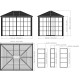 Vrtni paviljon Striano 10x12