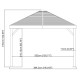 Vrtni paviljon South Beach 12x12