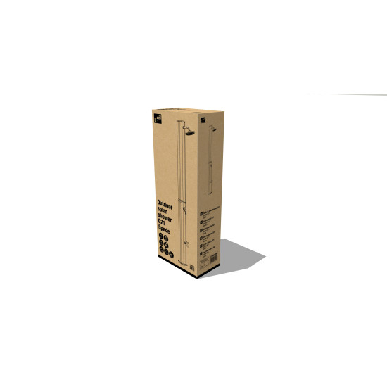 Solarni vrtni tuš Spade 60l