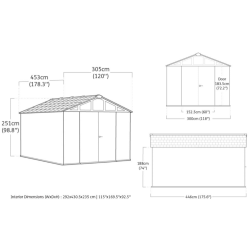 KETER vrtna kućica Stronghold 10x15 KETER vrtna kućica Stronghold 10x15