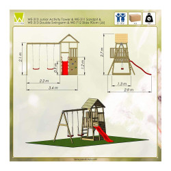 Drvena kućica za igru Salamander