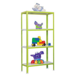 Arhivske police 160x80x40 cm 4 police zeleno/bijele Arhivske police 160x80x40 cm 4 police zeleno/bijele